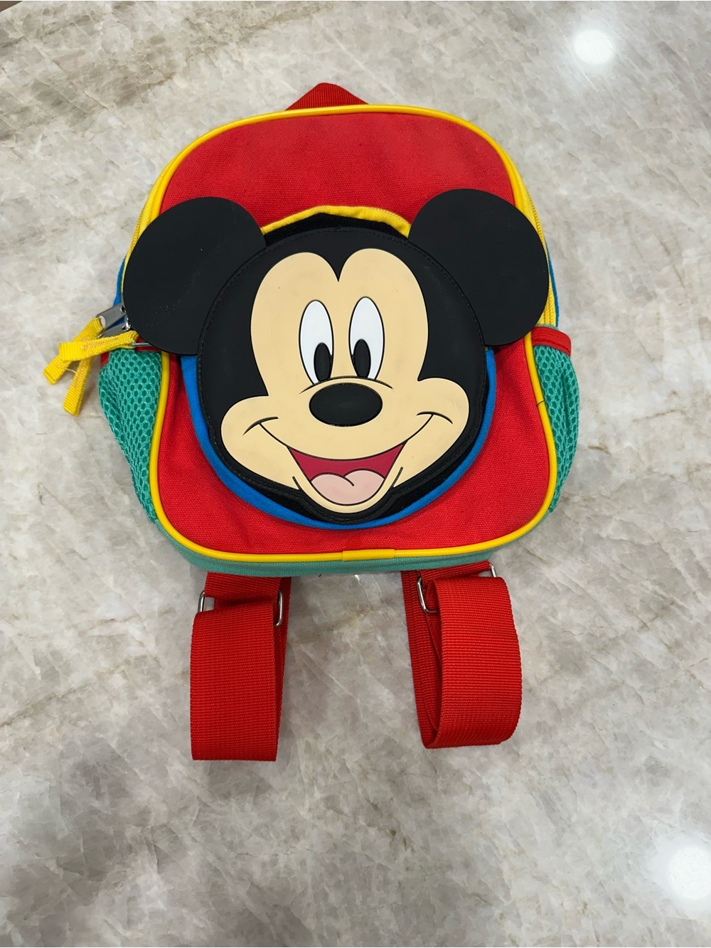Disney Toddler Mickey Mouse Red Yellow Blue Backpack